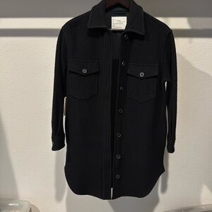 NWT Aritzia Wilfred Free The Ganna Long Shirt Jacket